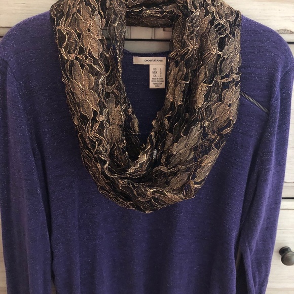 💜DKNY Shimmery Sweater!! - Picture 9 of 11